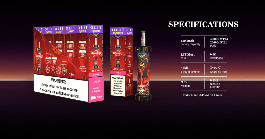 KangerTech OLIT 40K PUFFS Disposable Vape | 15 Flavors
