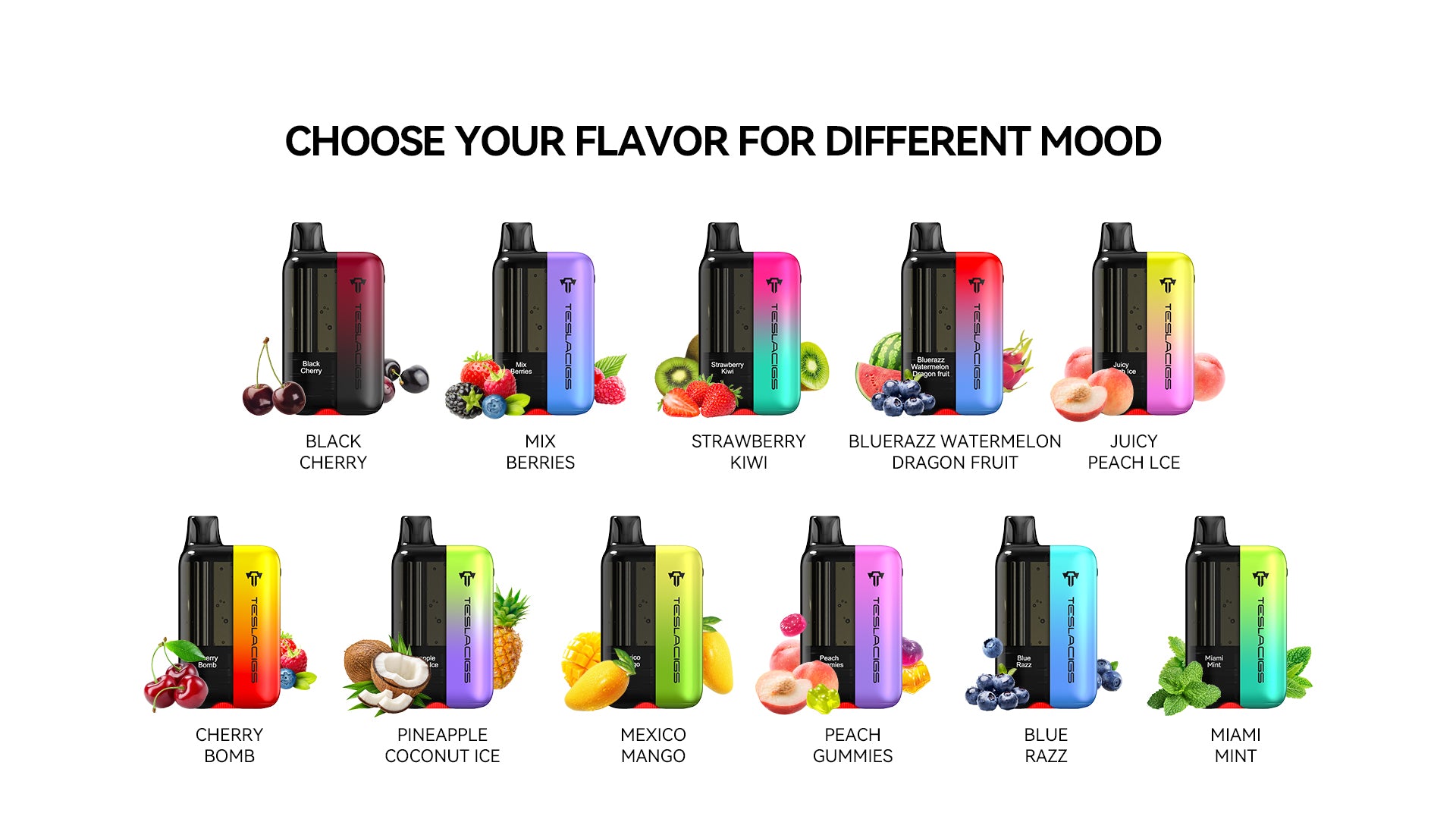 TESLACIGS 20K PUFFS Disposable Vape | Portable & Stylish