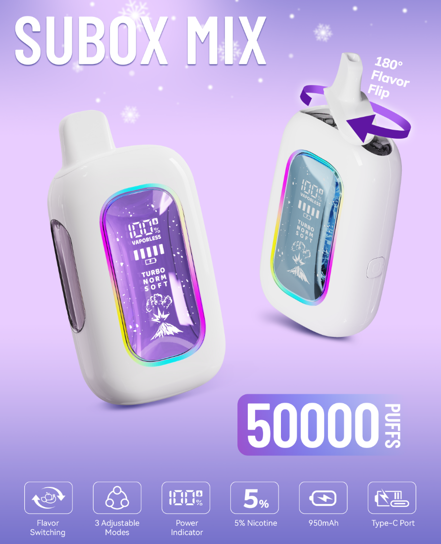 KangerTech SUBOX MIX 50K PUFFS Disposable Vape | Dual Flavor Switch