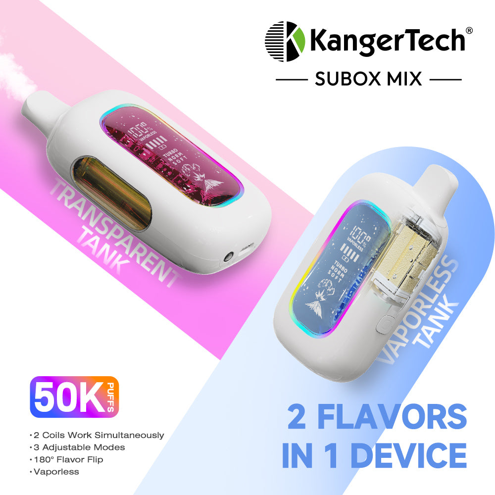 KangerTech SUBOX MIX 50K PUFFS Disposable Vape | Dual Flavor Switch