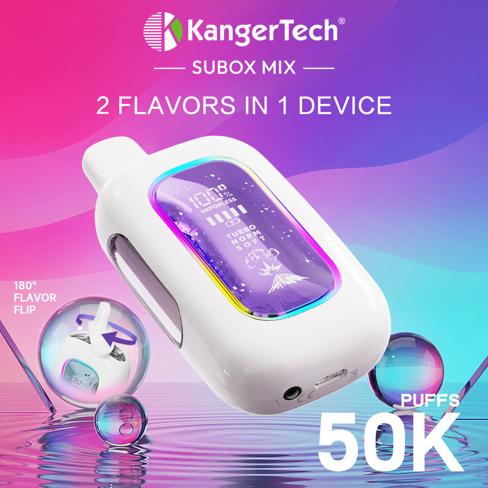 KangerTech SUBOX MIX 50K PUFFS Disposable Vape | Dual Flavor Switch