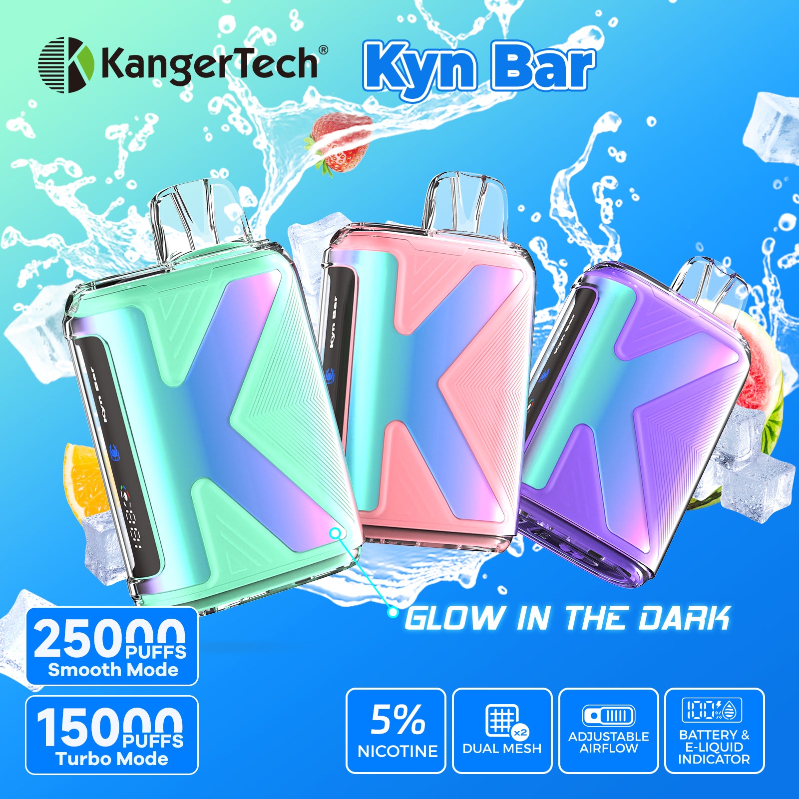 KangerTech Kyn Bar 25000 Disposable Vape