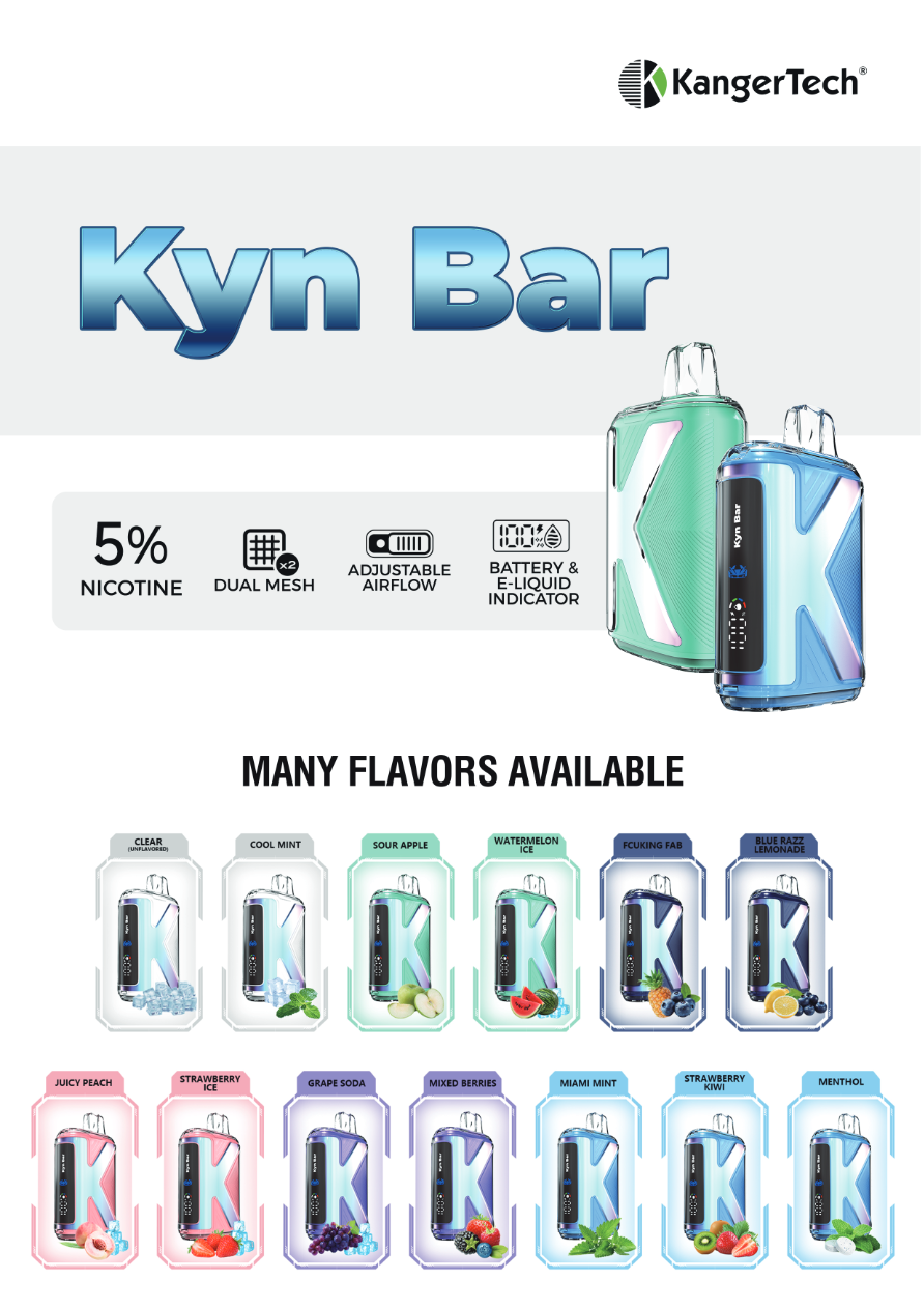 KangerTech Kyn Bar 25000 Disposable Vape