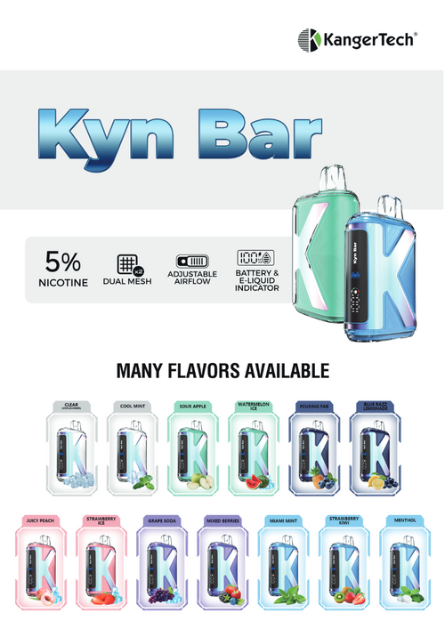 KangerTech Kyn Bar 25000 Disposable Vape