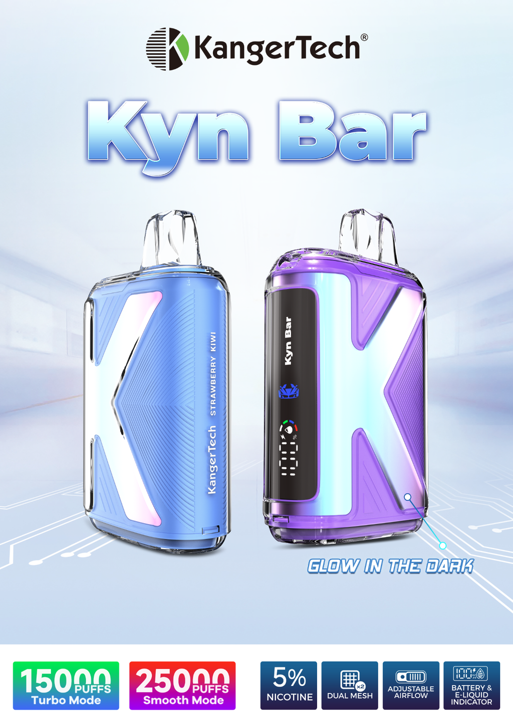 KangerTech Kyn Bar 25000 Disposable Vape