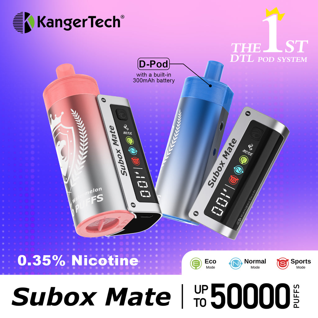 KangerTech SUBOX MATE 50K PUFFS Disposable Vape | 4 Flavors
