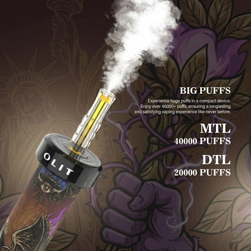 OLIT 40K Disposable Tarot style -KangerTech